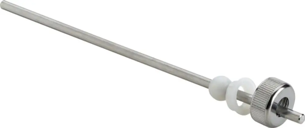 Plungerstange mit einem Metallstift und zwei Gummiringen, erhältlich von Ideal Standard, zur Verwendung in entsprechenden Mechanismen.